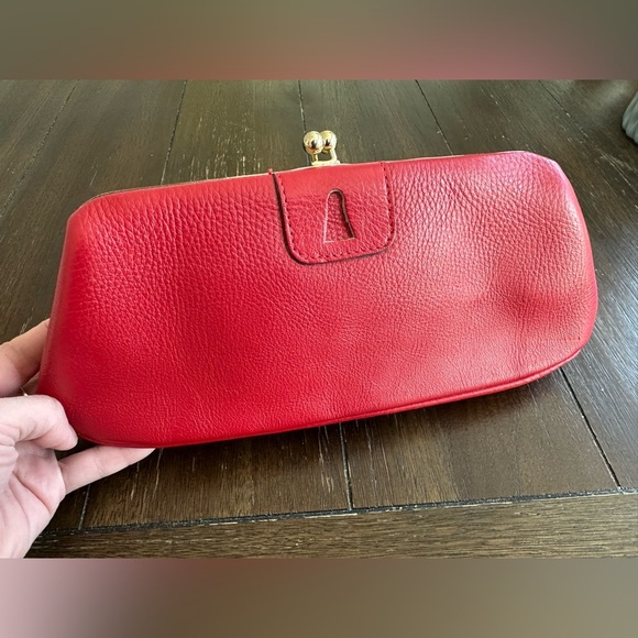 Vintage leather clutch - Picture 4 of 10